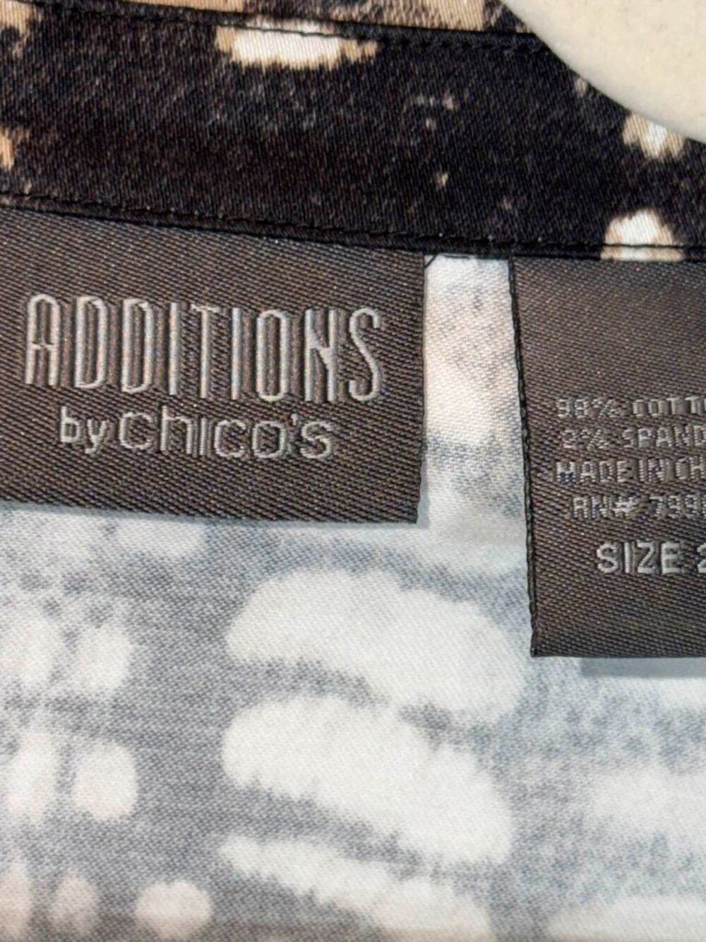 Additions by Chico's Multicolor Women's Jacket Size 2 Floral - Picture 3 of 8